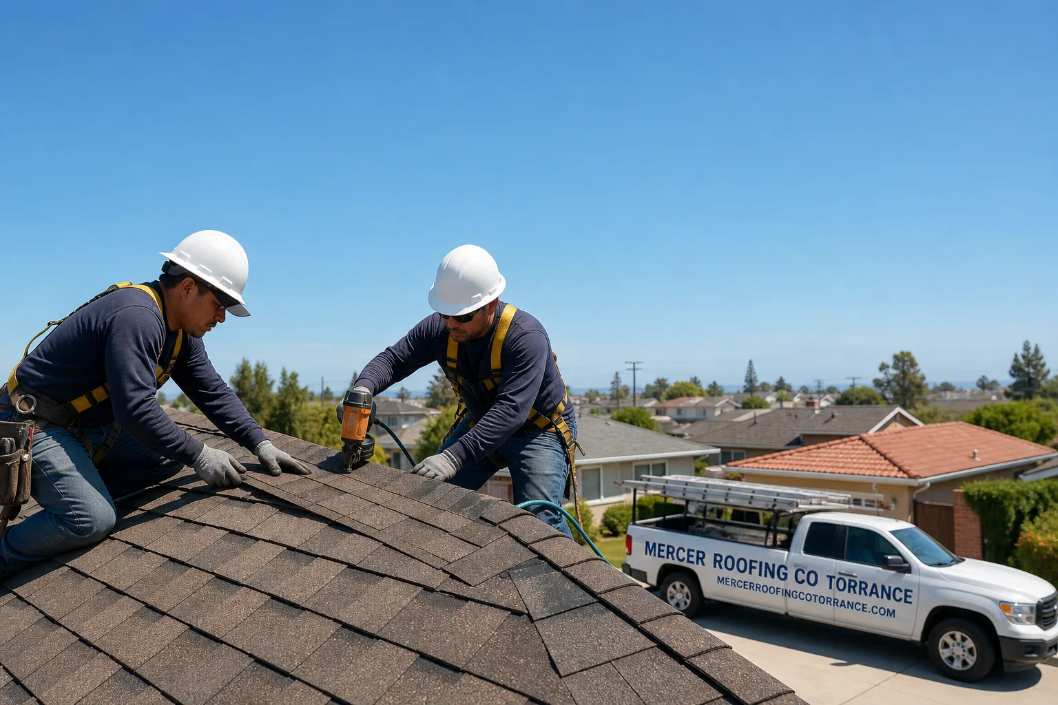 Mercer Roofing Co Torrance roofing team